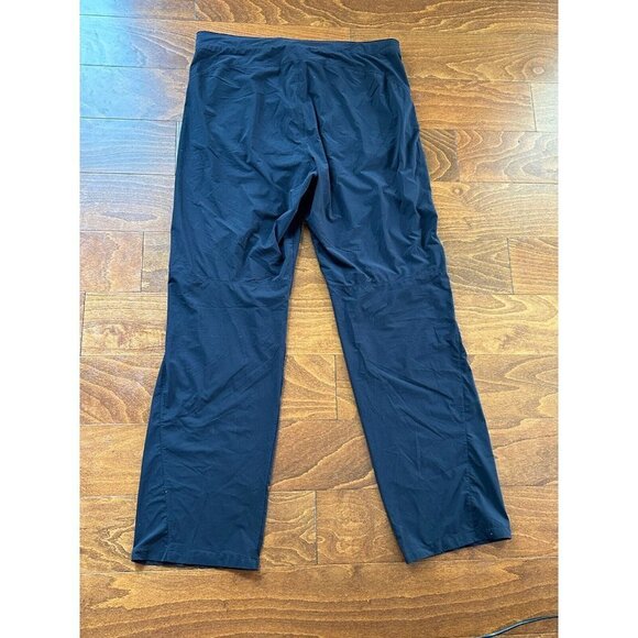 Paskho Men's Medium L Minimalist Modern Travel Tech Pants Nylon Stretch Black - Picture 6 of 6